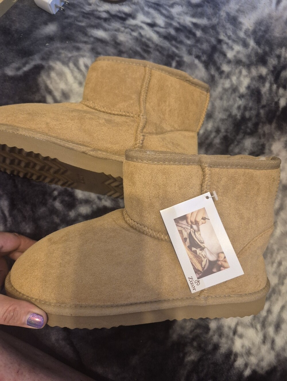 Snow Boots Fur Lined Brand New Size 8